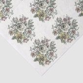 Floraistisch ontwerp op tissuepapier (Detail)