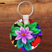 Floral2 Sleutelhanger (Voorkant)