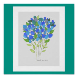 Floral #02 20-inch x 20-inch Perfect Poster