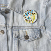 Floral 03 ronde button 5,7 cm (In situ)