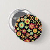 Floral 100113 ronde button 5,7 cm (Voorkant /achterkant)