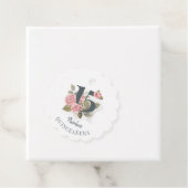 Floral 15e verjaardag Quinceanera Rustic Bedankjes Labels (In situ)