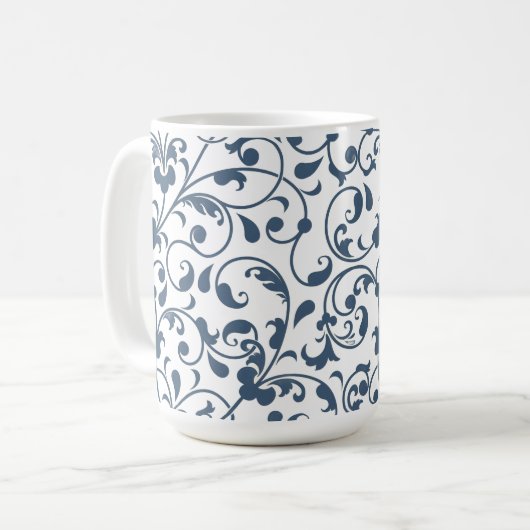 Floral 15oz Coffee Mug Koffiemok (Voorkant links)