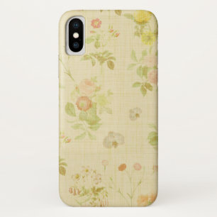 Floral 1 Apple iPhone X, amper drie telefoonhoesje X Hoesje