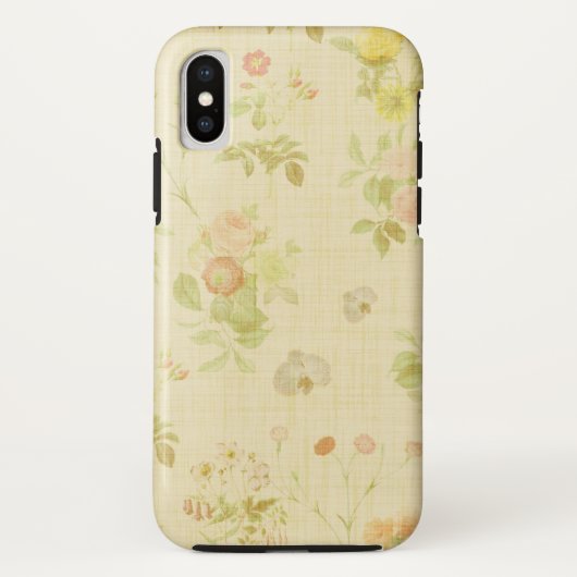 Floral 1 Apple iPhone X, stoere telefoonhoes Case-Mate iPhone Case (Achterkant)