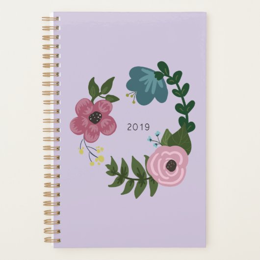 Floral 2019 Planner (Voorkant)