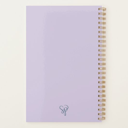 Floral 2019 Planner (Achterkant)