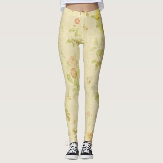 Floral 2 leggings (Voorkant)