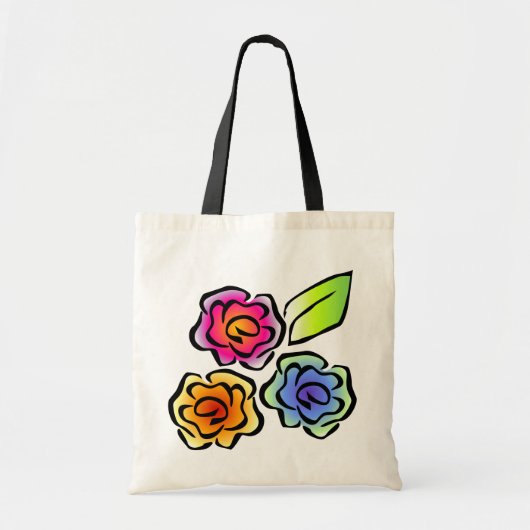 Floral 3 tote bag (Voorkant)