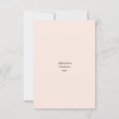 Floral 50e verjaardag bedankkaart (Achterkant)