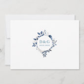 Floral 60ste bruiloft Jubileum Toen & Nu 2 Foto Kaart (Achterkant)