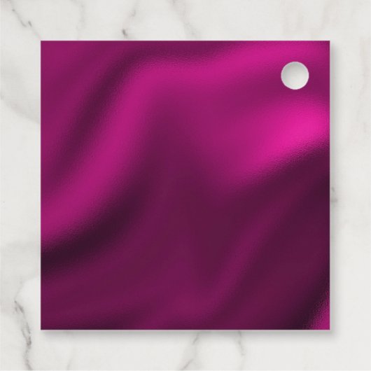 Floral 70th Birthday, Gold Foil Balloon Thank You Bedankjes Labels (Achterkant)