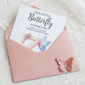 Floral 7e Vlinder Verjaardag Spring Garden Theme Kaart