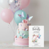 Floral 7e Vlinder Verjaardag Spring Garden Theme Kaart