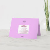 Floral 8-puntige ster Eid Feestdagen Kaart (Achterkant)