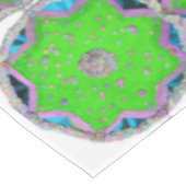 Floral 8-puntige ster Eid Tafelkleed (Gekanteld)