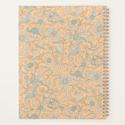 Floral 9 foto collage Planner (Achterkant)