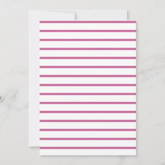 Floral 9th Typography Birthday Invitations (Achterkant)