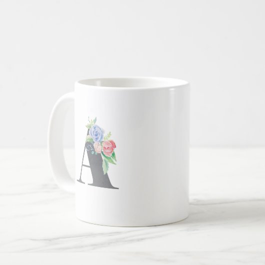 Floral A Koffiemok (Voorkant links)