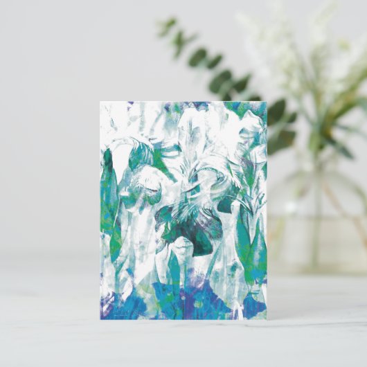 Floral Abstract 12 kaarten (Staand voorkant)