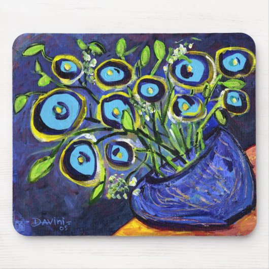 floral abstract 17 mousepad muismat (Voorkant)