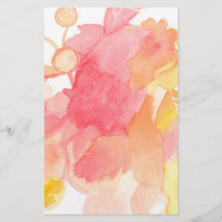 Floral Abstract Briefpapier