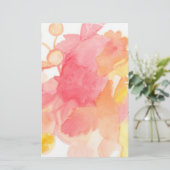 Floral Abstract Briefpapier (Staand voorkant)