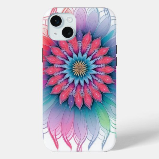  Floral Abstract Case-Mate iPhone Case (Achterkant)