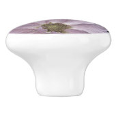 Floral Abstract Dahlia Garden Flowers Ceramic Knob Keramische Knop (Zijkant)