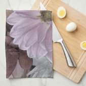 Floral Abstract Dahlia Garden Flowers Theedoek (Quarter Fold)