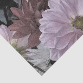 Floral Abstract Dahlia Garden Flowers Tissue Paper Tissuepapier (Detail)