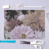 Floral Abstract Dahlia Garden Flowers Tissue Paper Tissuepapier (Craft)