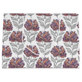 Floral Abstract Doodle Art Style Pink Purple Groot Cadeauzakje (Voorkant)