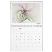 Floral Abstract Fractal 2026 Kalender (Feb 2027)