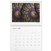Floral Abstract Fractal 2026 Kalender (Jan 2027)