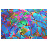 Floral Abstract Glas in lood Stof (Fat Quarter)