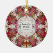 Floral Abstract Keepomwille Keramisch Ornament (Voorkant)
