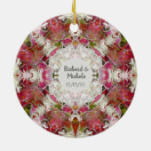 Floral Abstract Keepomwille Keramisch Ornament (Achterkant)