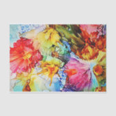 Floral Abstract Weefselpapier Tissuepapier (Voorkant)