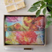 Floral Abstract Weefselpapier Tissuepapier (Geschenk)