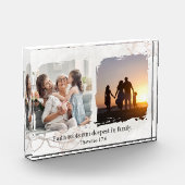 Floral Abstract with Quote & Bible Verse Photo Fotoblokken (Links)