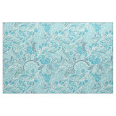 Floral Abstracte Aqua Fabric Stof (Fat Quarter)