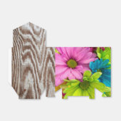 Floral Abstracte fort Bedankdoosjes (Uitgevouwen)