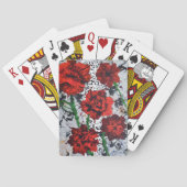 Floral Abstracte Kunst Speelkaarten – Unieke Bloem (Achterkant)