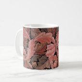 Floral Acanthus Pattern met monogram Koffiemok (Voorkant links)