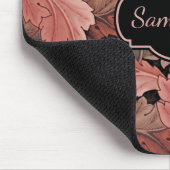 Floral Acanthus Pattern met monogram Muismat (Hoek)