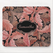  Floral Acanthus Pattern met monogram Muismat (Voorkant)