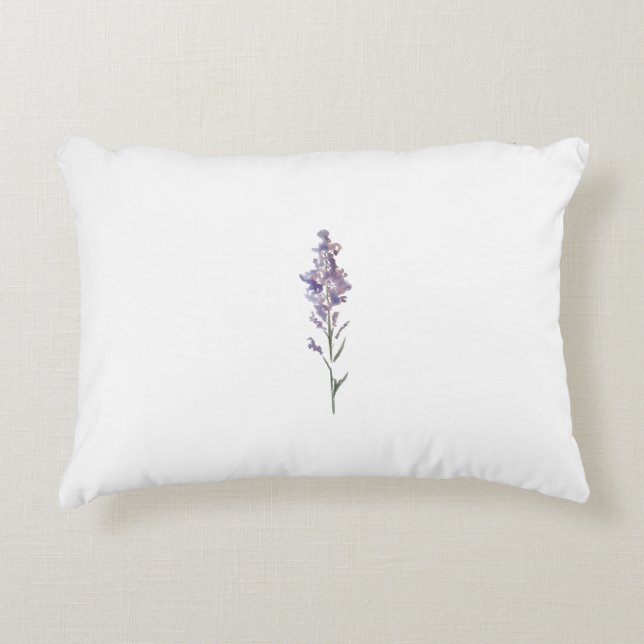 Floral Accent Kussen (Voorkant)