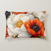 Floral Accent Pillow