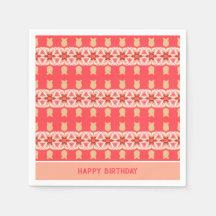 Floral accented party roze en koraalvormer